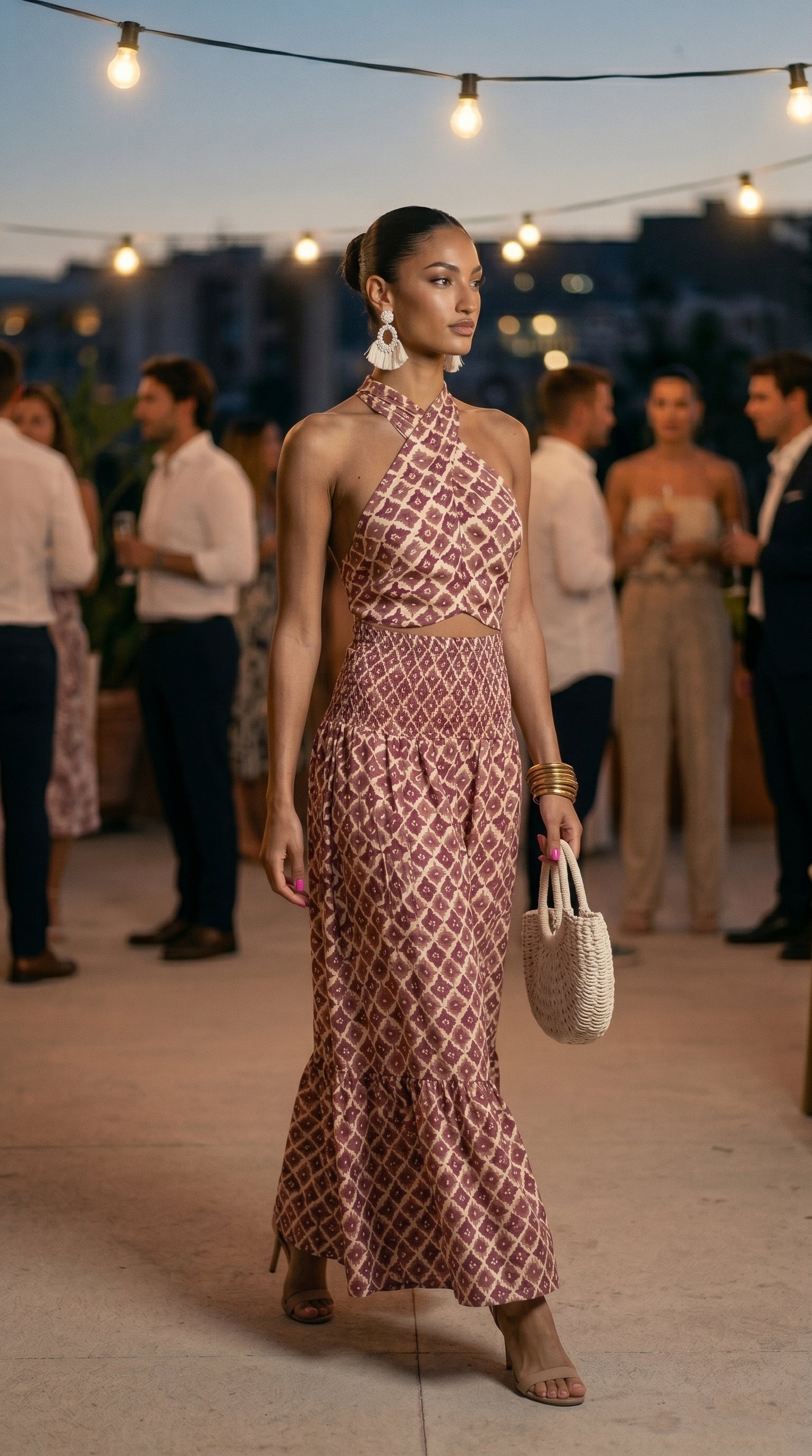ELSA™ - CONJUNTO ELEGANTE CON DISEÑO DE HOMBROS DESCUBIERTOS