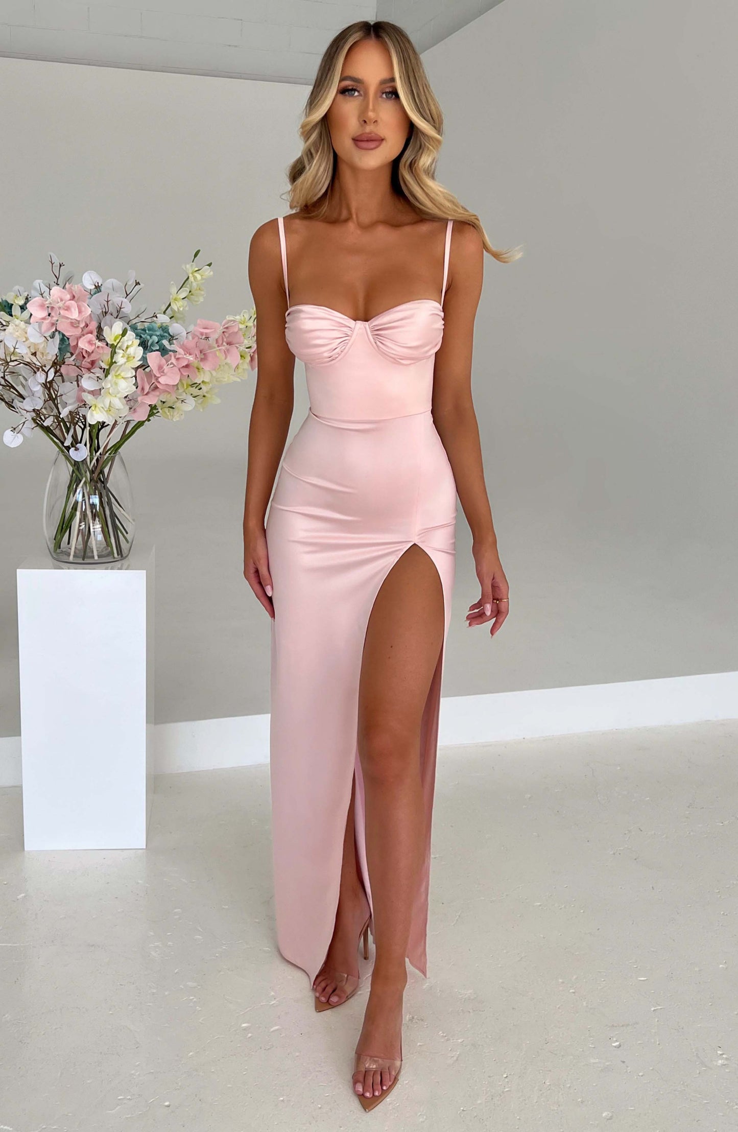 ALORA MAXI DRESS - BLUSH