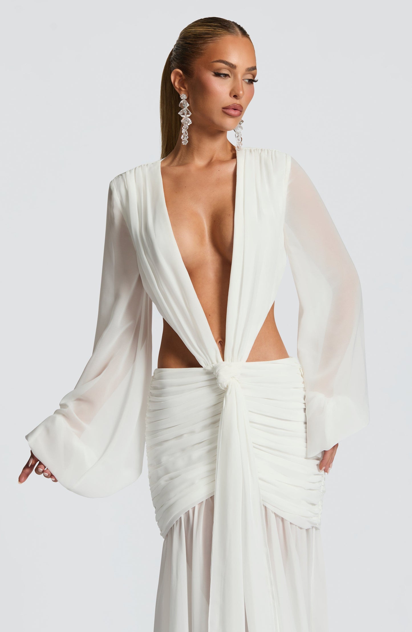 ANDRINA MAXI DRESS - IVORY