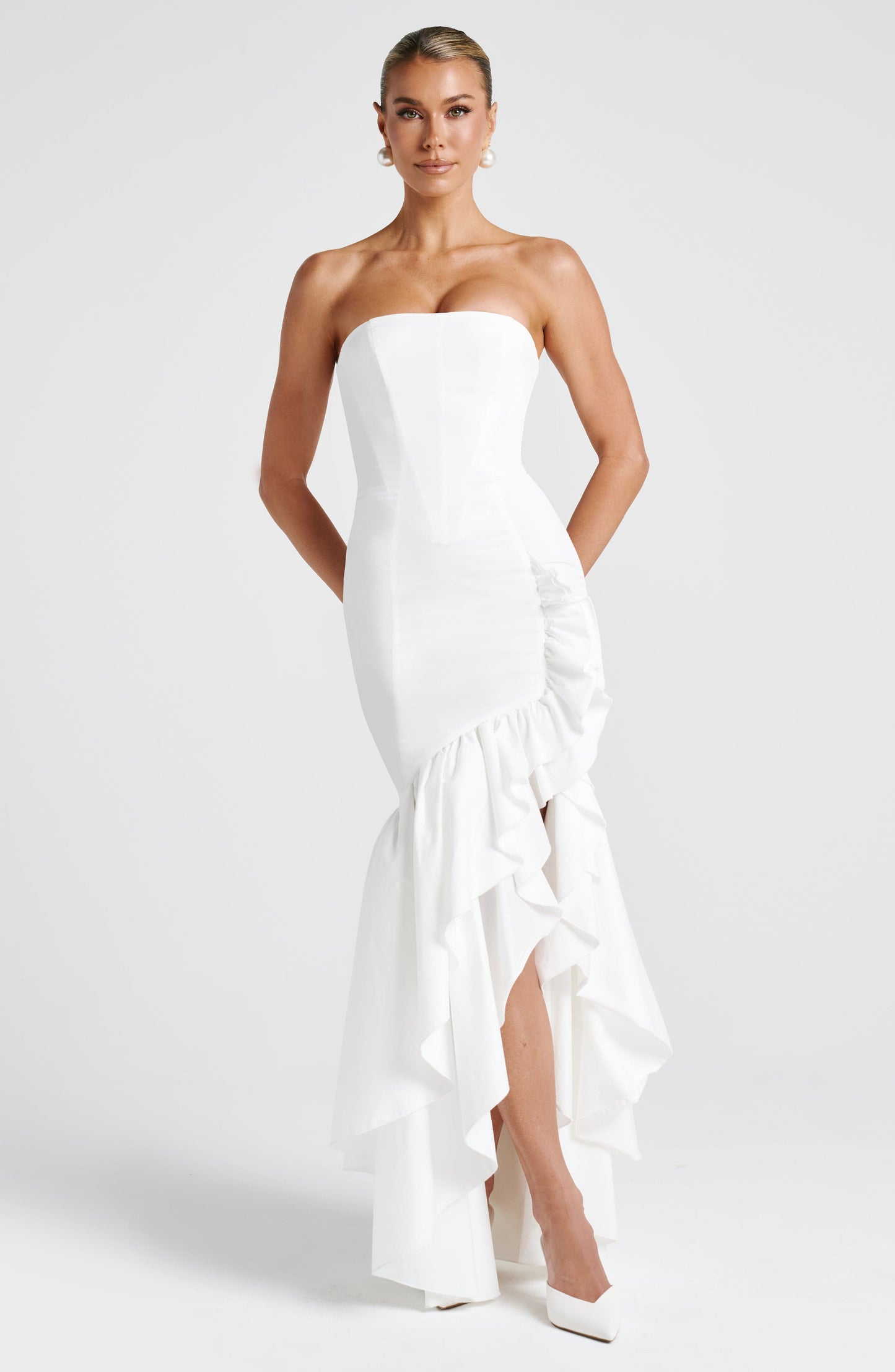 ANGELINA MAXI DRESS - IVORY