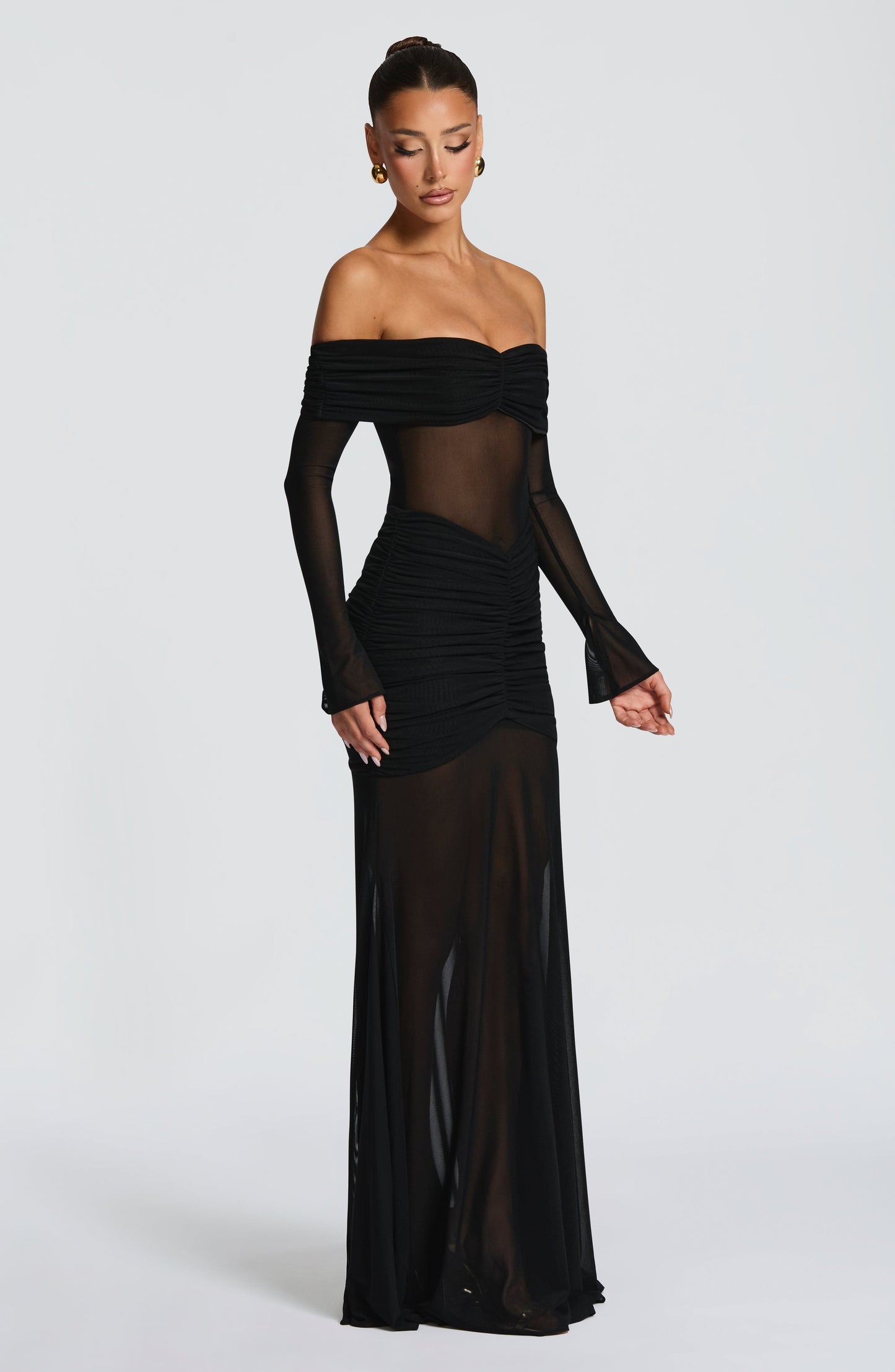 ARLENA MAXI DRESS - BLACK