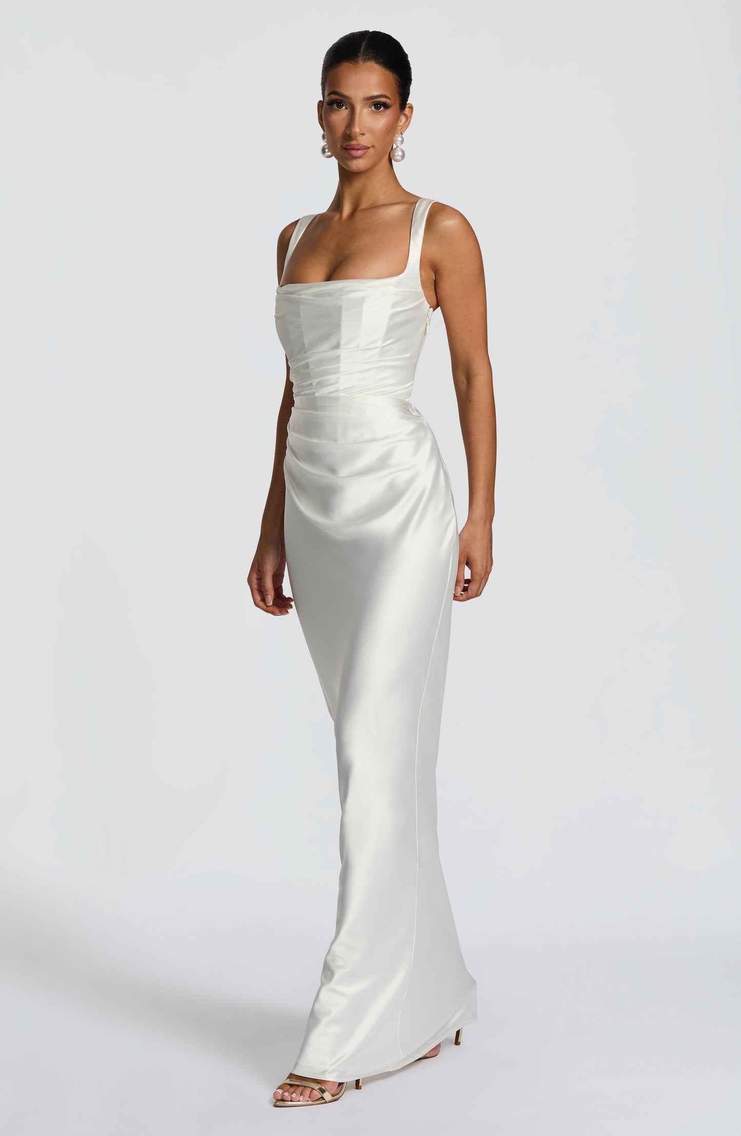 CALANTHE MAXI DRESS - IVORY