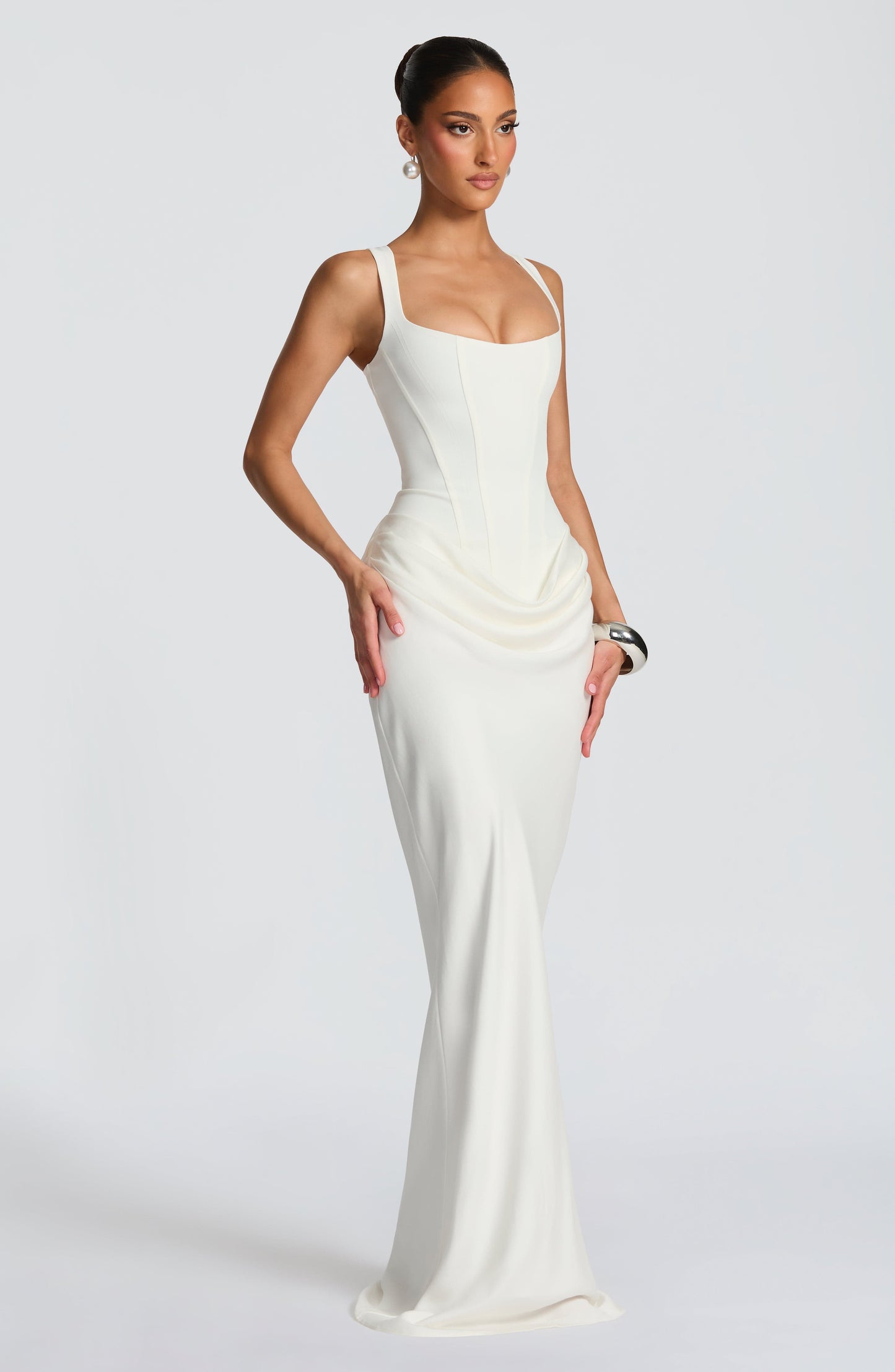 CORNELIA MAXI DRESS - IVORY