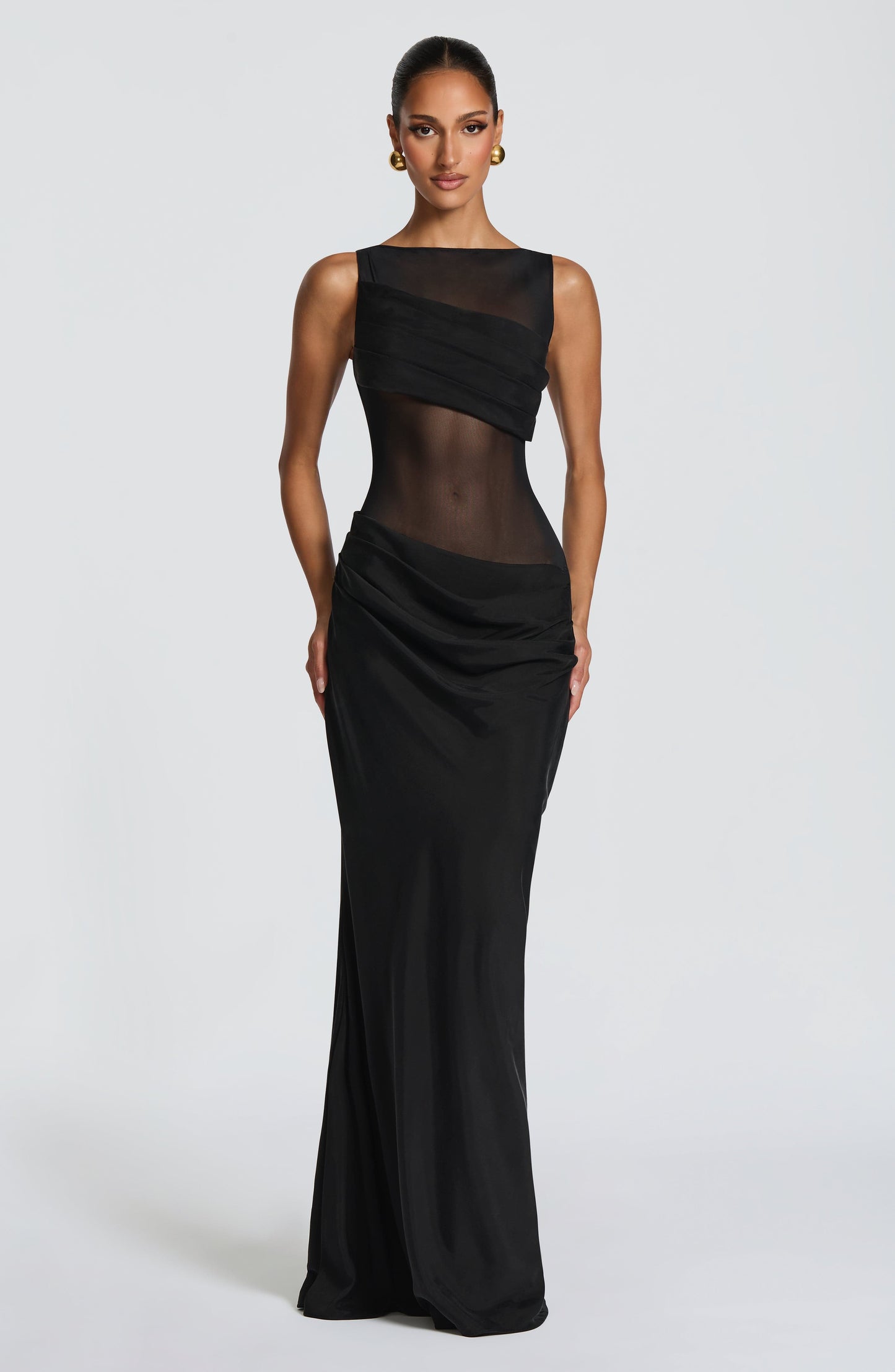 GRACELYN MAXI DRESS - BLACK