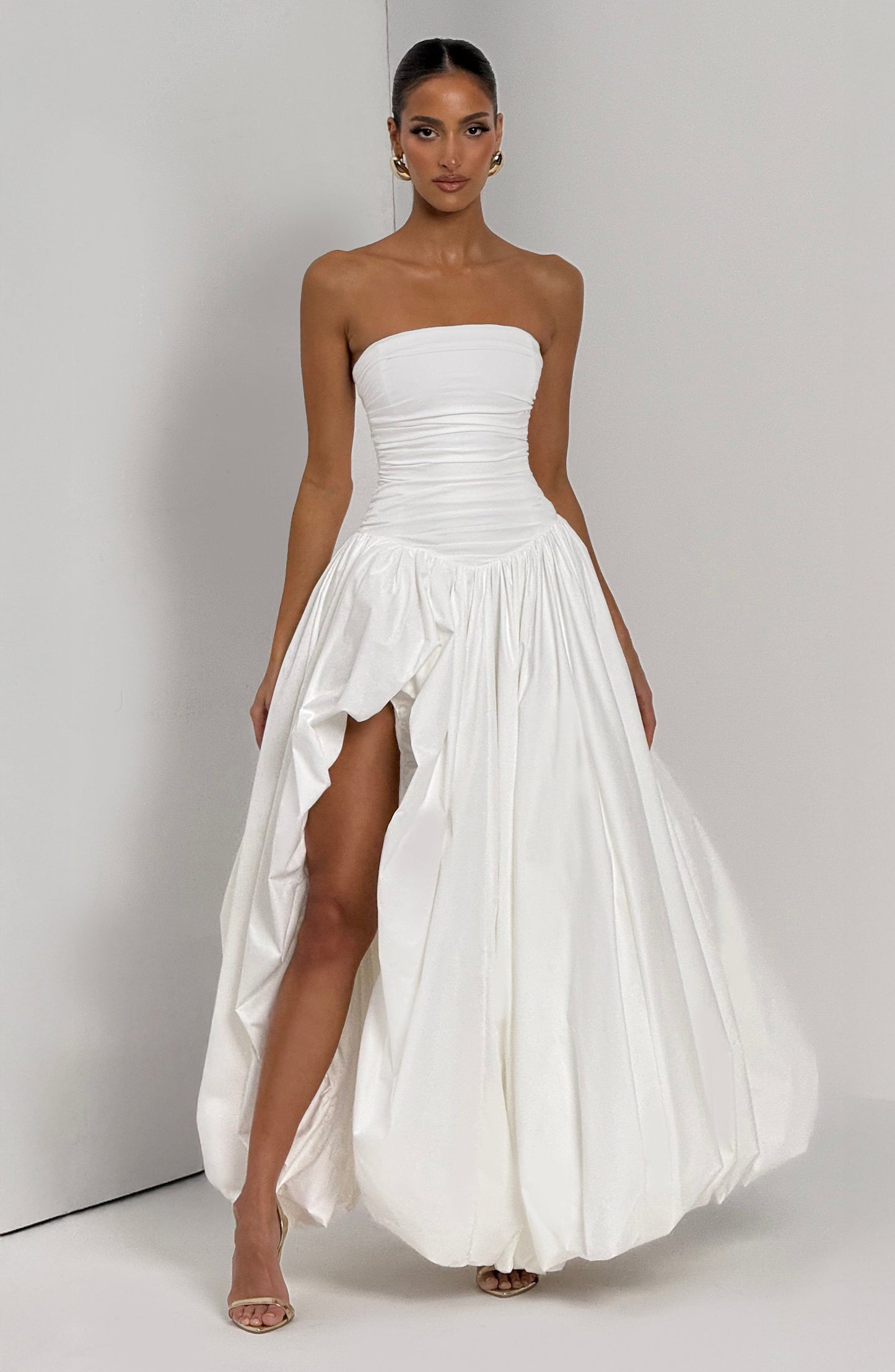 JILLIAN MAXI DRESS - IVORY