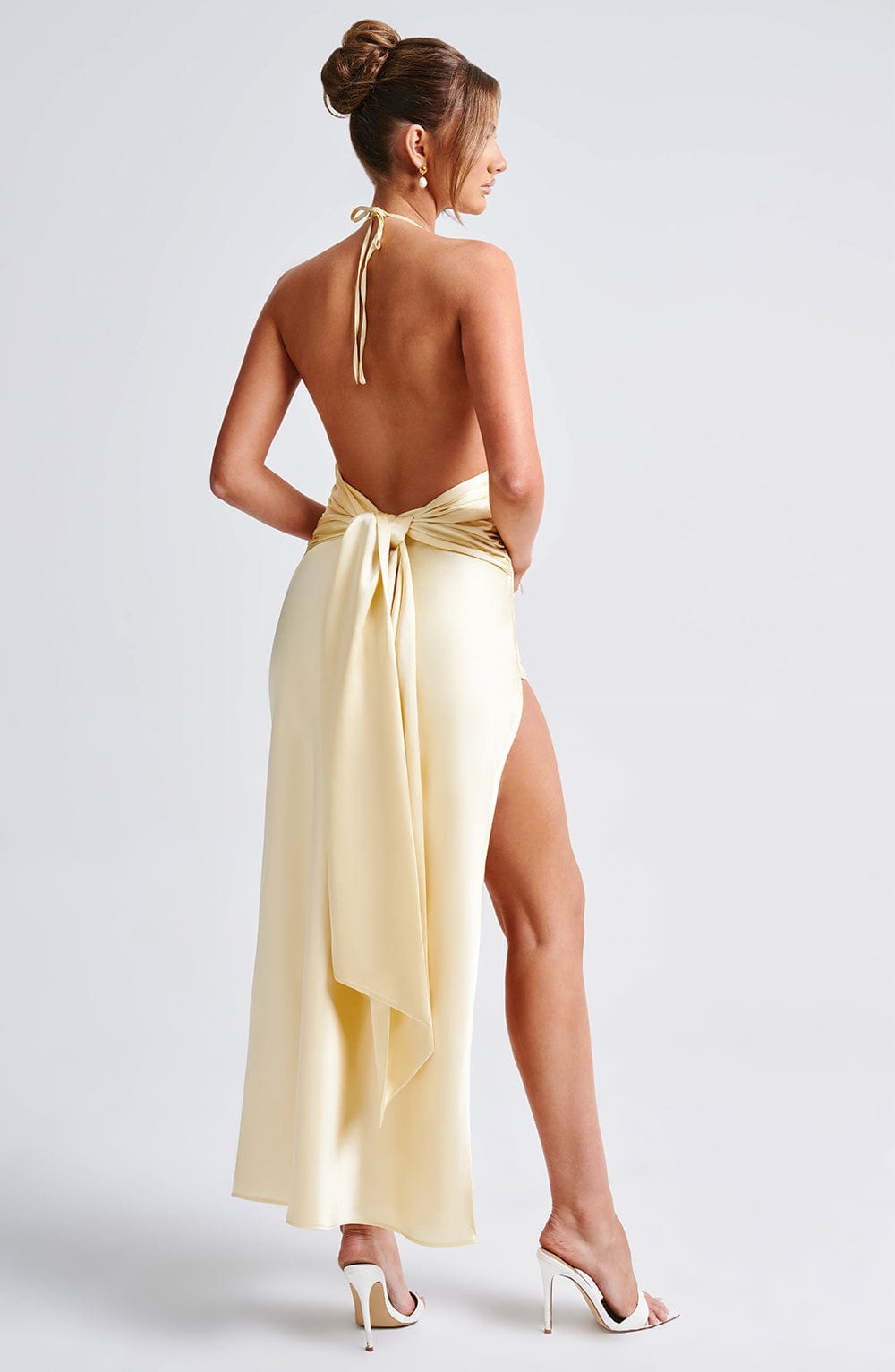 KIANDRA MAXI DRESS - LEMON