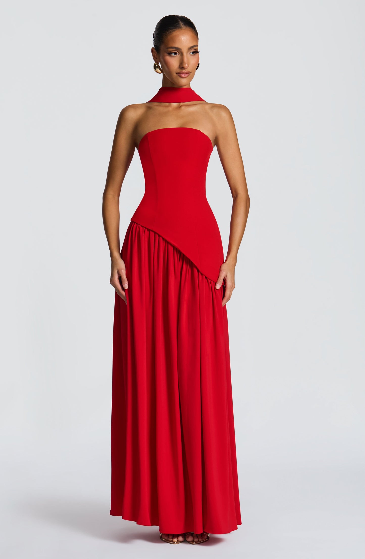 MALIYAH MAXI DRESS - RED