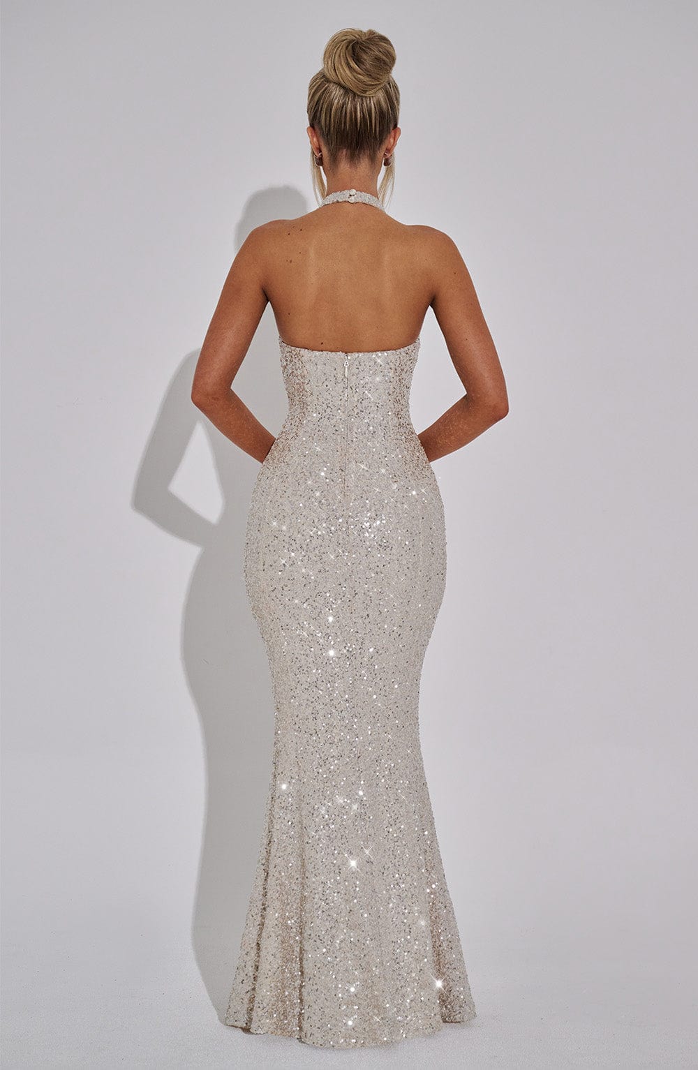 ODETTE MAXI DRESS - CHAMPAGNE