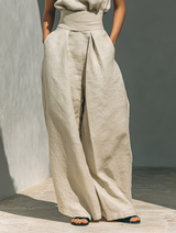 MARISSE™ - CONJUNTO MINIMALISTA DE LINO