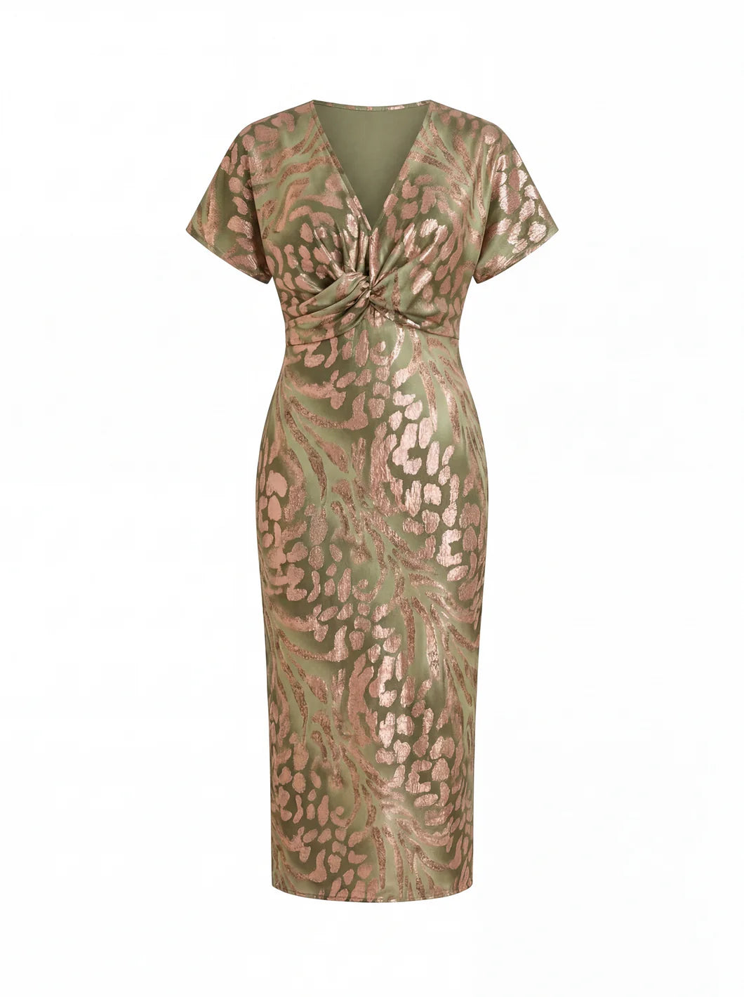 CALANDRA™ - VESTIDO NOTAS DORADAS
