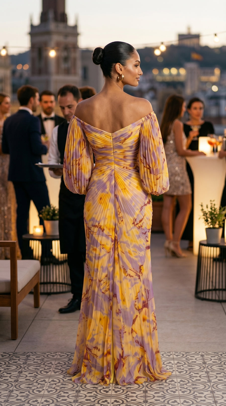 VELORA™ - VESTIDO CHIC CON ESCOTE EN V