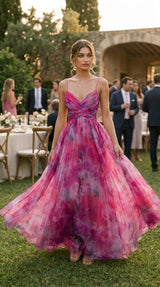 GISELLE™ - VESTIDO LARGO CON ESTAMPADO FLORAL