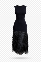 ANA™ - VESTIDO DE FLECOS