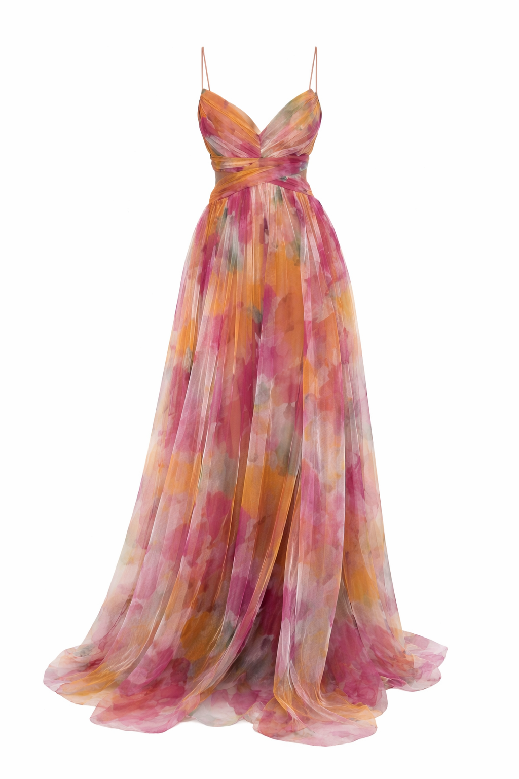 GISELLE™ - VESTIDO LARGO CON ESTAMPADO FLORAL