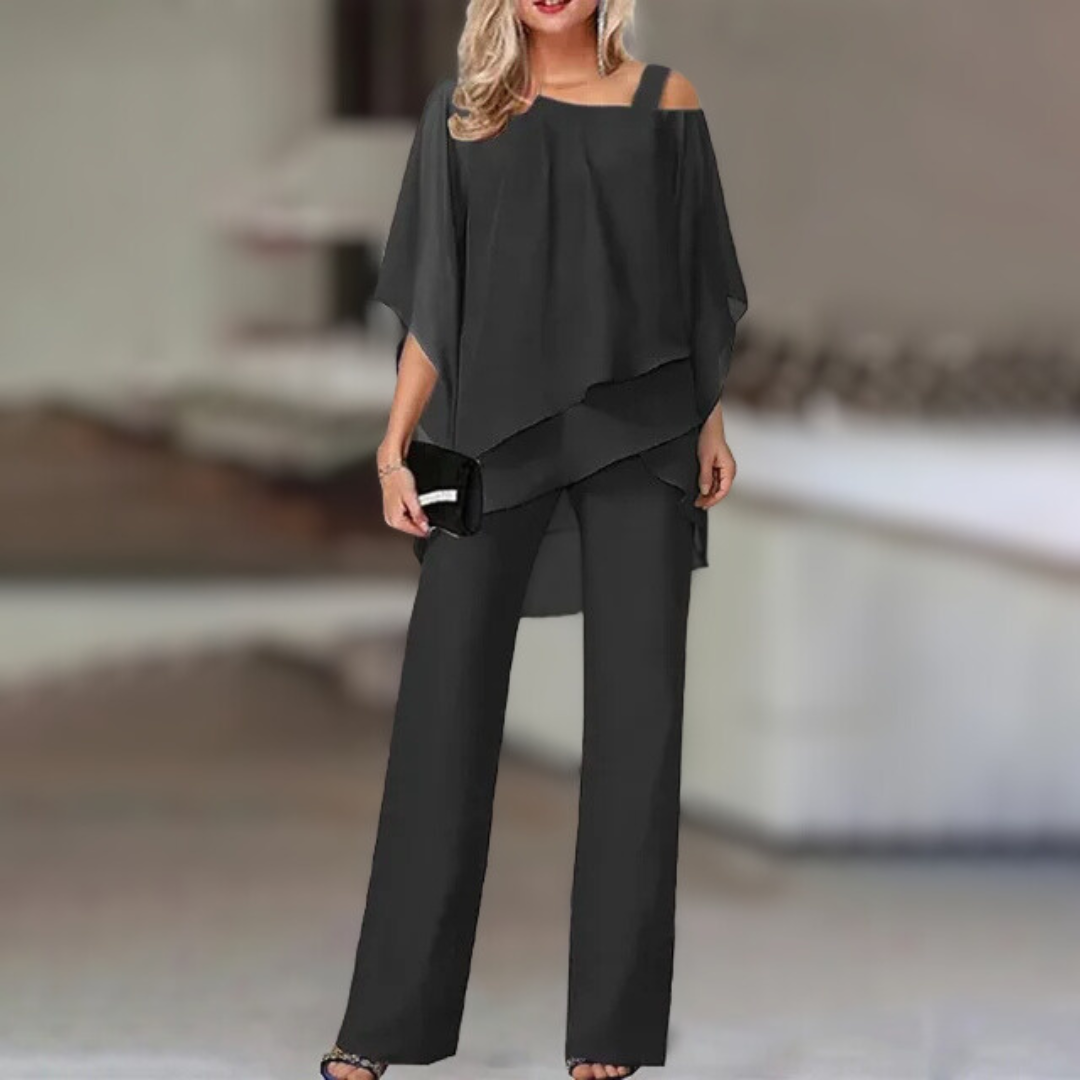 LORRAINE™ - CONJUNTO ELEGANTE DE DOS PIEZAS REFINADO