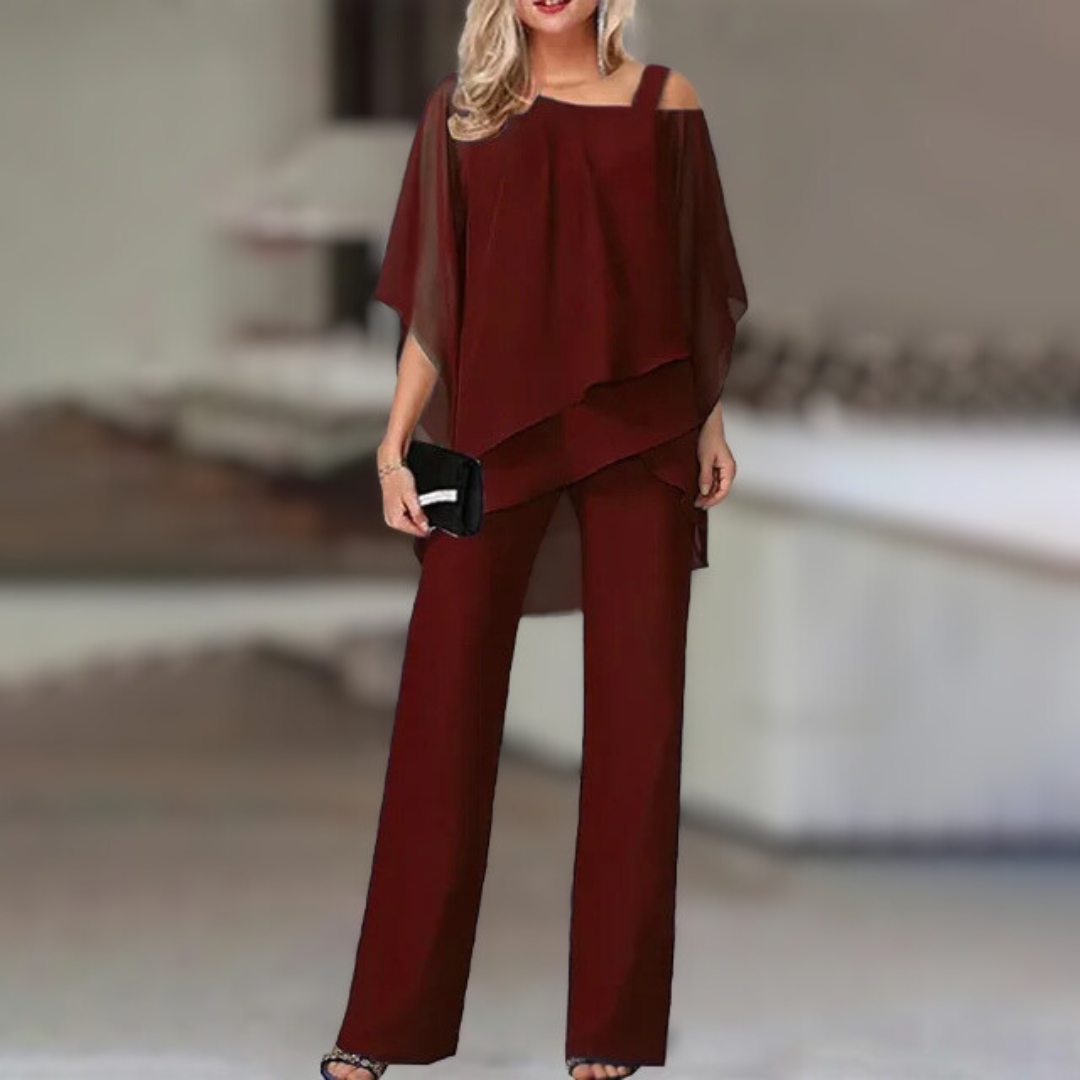 LORRAINE™ - CONJUNTO ELEGANTE DE DOS PIEZAS REFINADO