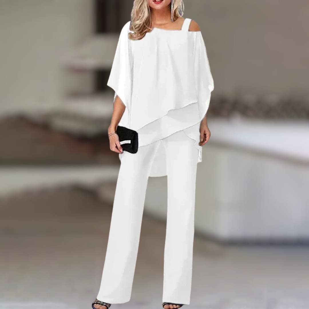 LORRAINE™ - CONJUNTO ELEGANTE DE DOS PIEZAS REFINADO
