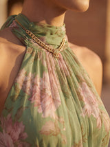 OLIVIA™ - VESTIDO LARGO ELEGANTE ESTAMPADO FLORAL