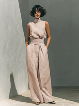 MARISSE™ - CONJUNTO MINIMALISTA DE LINO