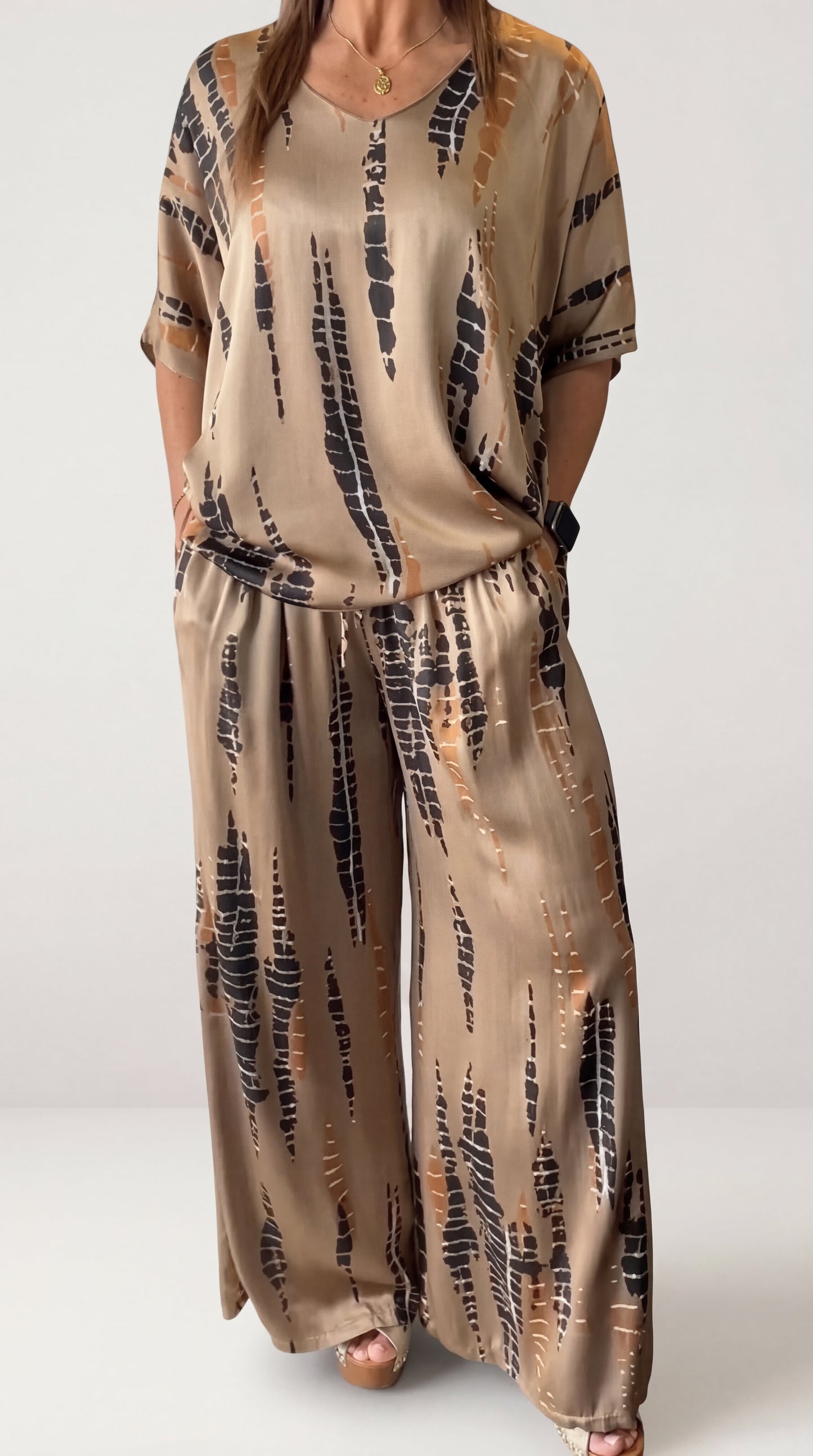 MARIE™ - CONJUNTO ESTAMPADO DE DOS PIEZAS CHIC