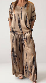 MARIE™ - CONJUNTO ESTAMPADO DE DOS PIEZAS CHIC