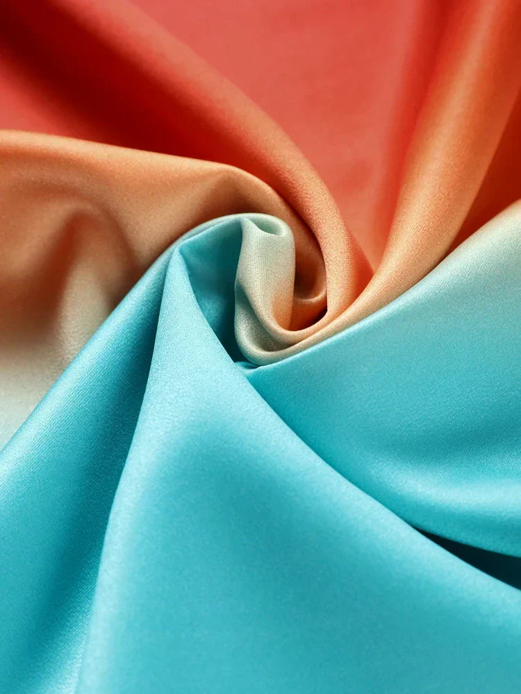 SOLARIA™ - VESTIDO MAXI CON DEGRADADO AL ATARDECER