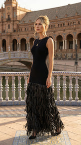 ANA™ - VESTIDO DE FLECOS