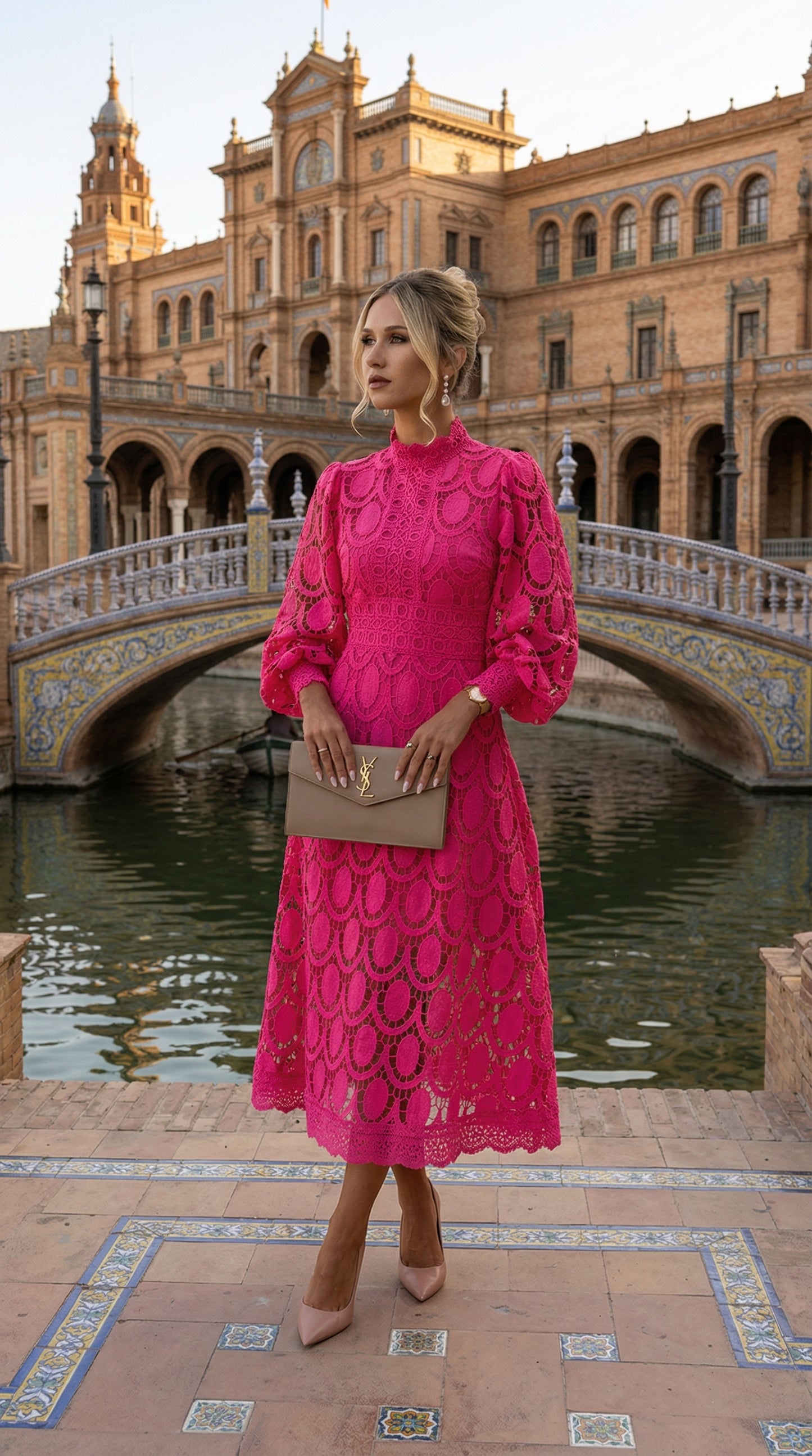 NOOR™ - VESTIDO ROMÁNTICO CON DETALLES REFINADOS
