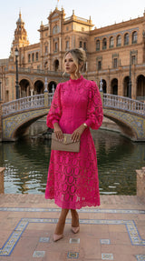 NOOR™ - VESTIDO ROMÁNTICO CON DETALLES REFINADOS