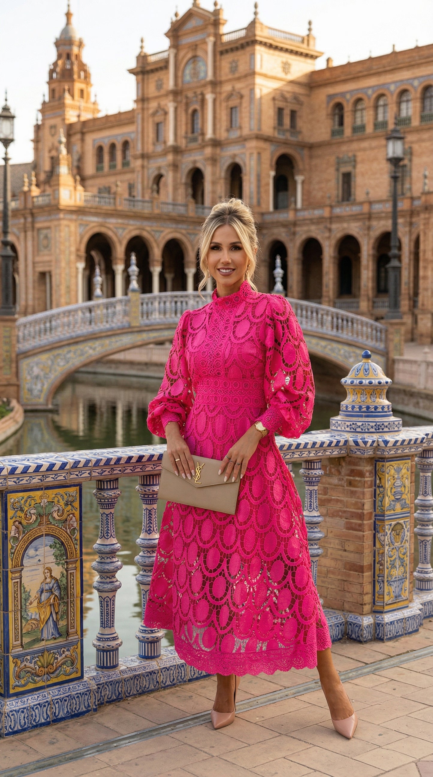 NOOR™ - VESTIDO ROMÁNTICO CON DETALLES REFINADOS