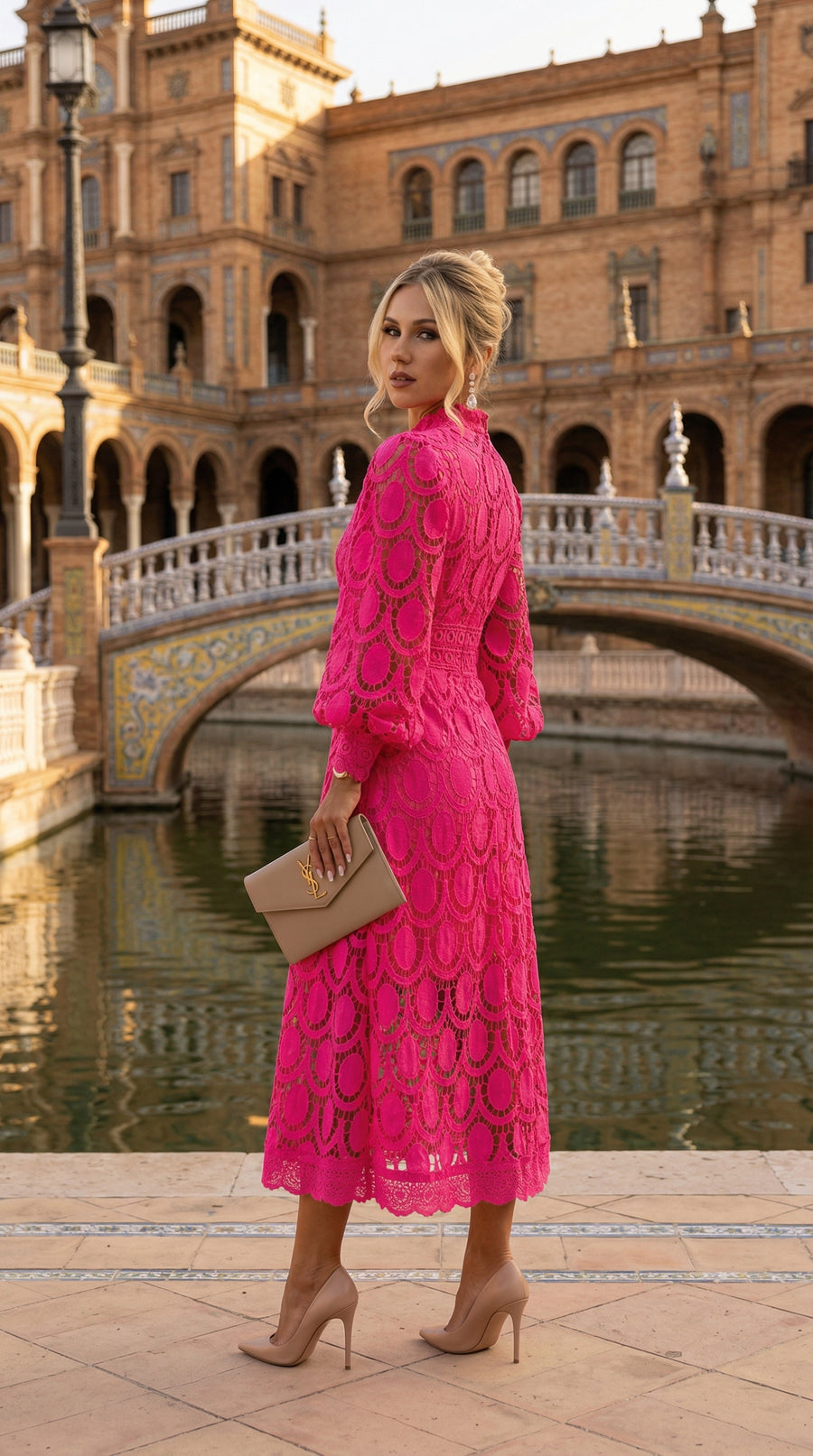 NOOR™ - VESTIDO ROMÁNTICO CON DETALLES REFINADOS