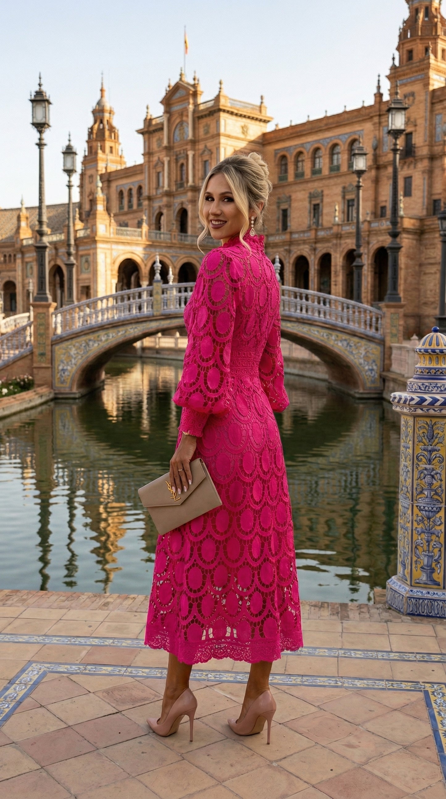 NOOR™ - VESTIDO ROMÁNTICO CON DETALLES REFINADOS