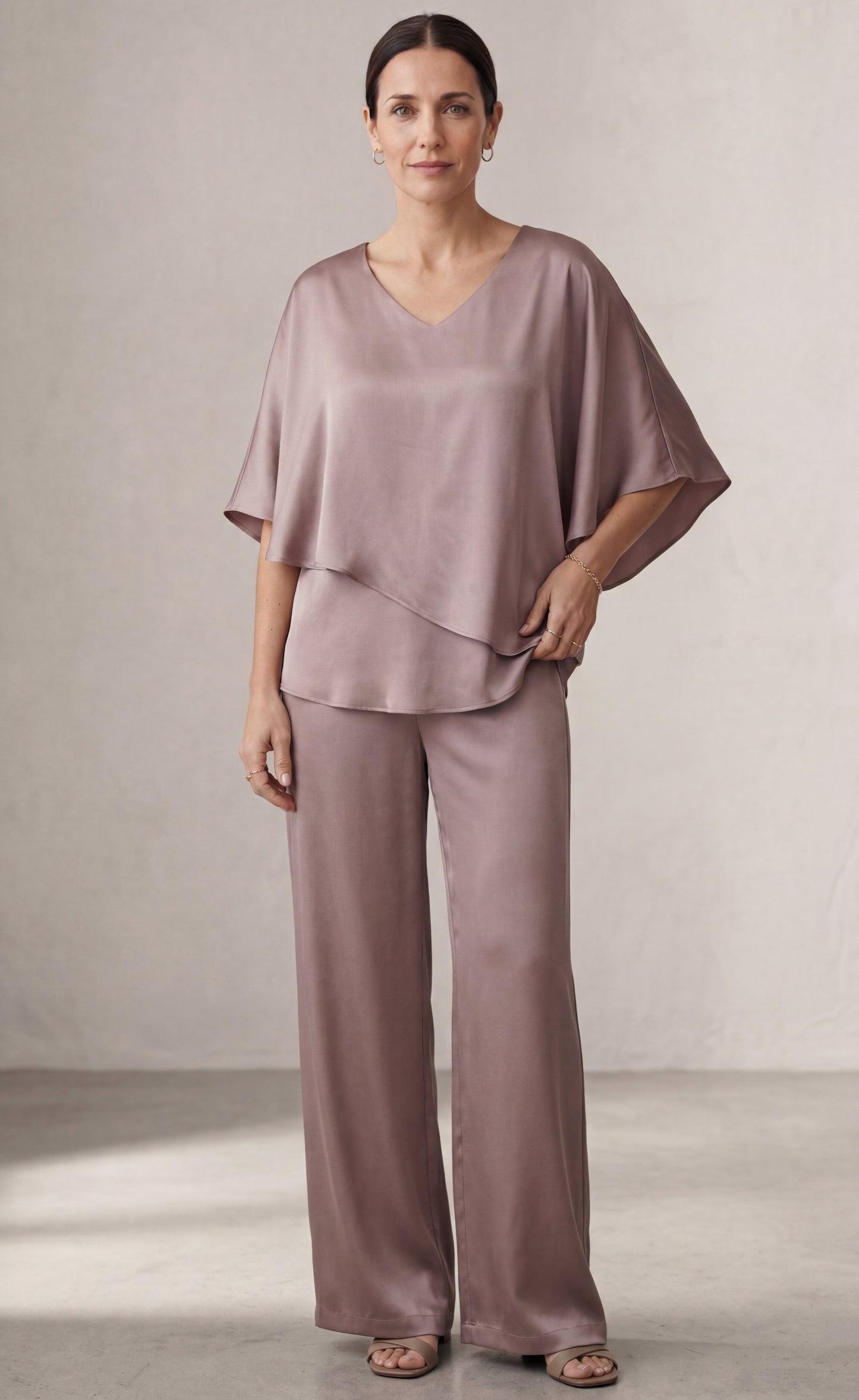 MARTHA™ - CONJUNTO DE DOS PIEZAS CON PANTALÓN DE PIERNA ANCHA