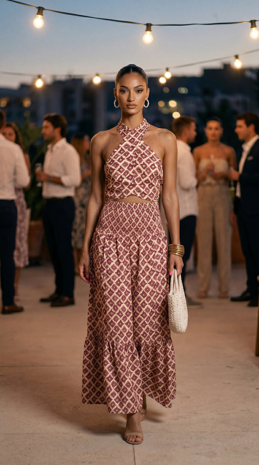 ELSA™ - CONJUNTO ELEGANTE CON DISEÑO DE HOMBROS DESCUBIERTOS