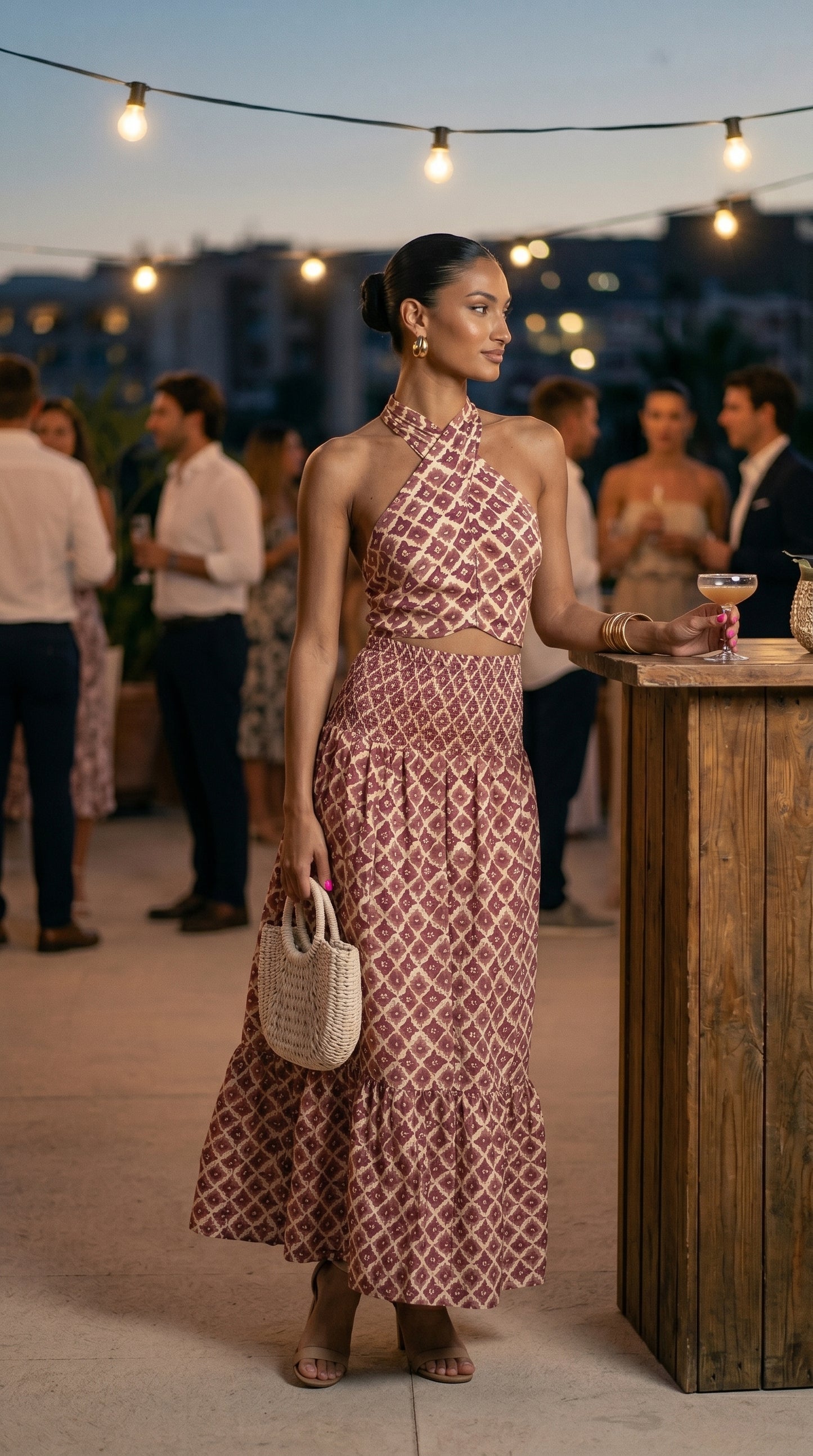 ELSA™ - CONJUNTO ELEGANTE CON DISEÑO DE HOMBROS DESCUBIERTOS