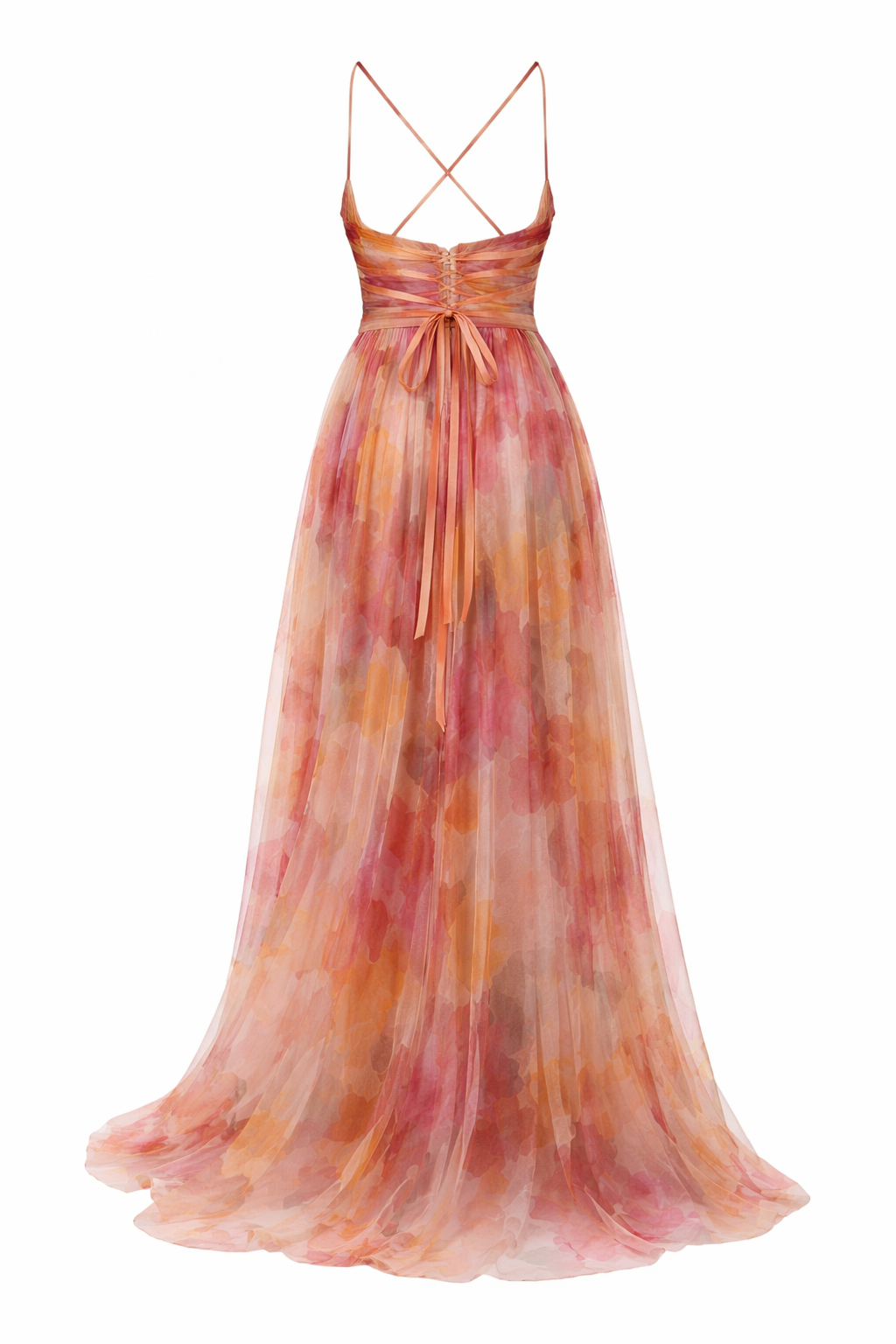 GISELLE™ - VESTIDO LARGO CON ESTAMPADO FLORAL