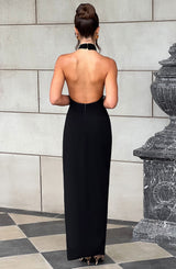 VESTIDO MAXI ADALIA - NEGRO