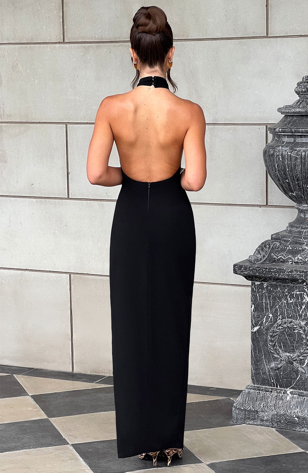 VESTIDO MAXI ADALIA - NEGRO