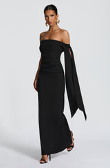 VESTIDO MAXI ADDIE - NEGRO