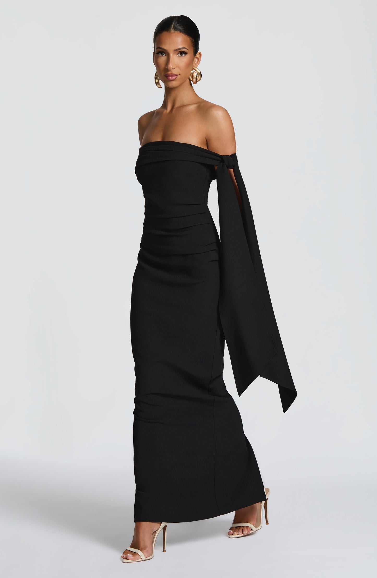 VESTIDO MAXI ADDIE - NEGRO