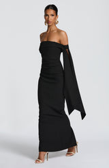 VESTIDO MAXI ADDIE - NEGRO