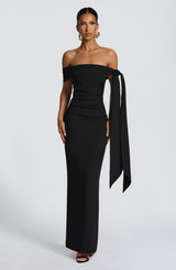 VESTIDO MAXI ADDIE - NEGRO