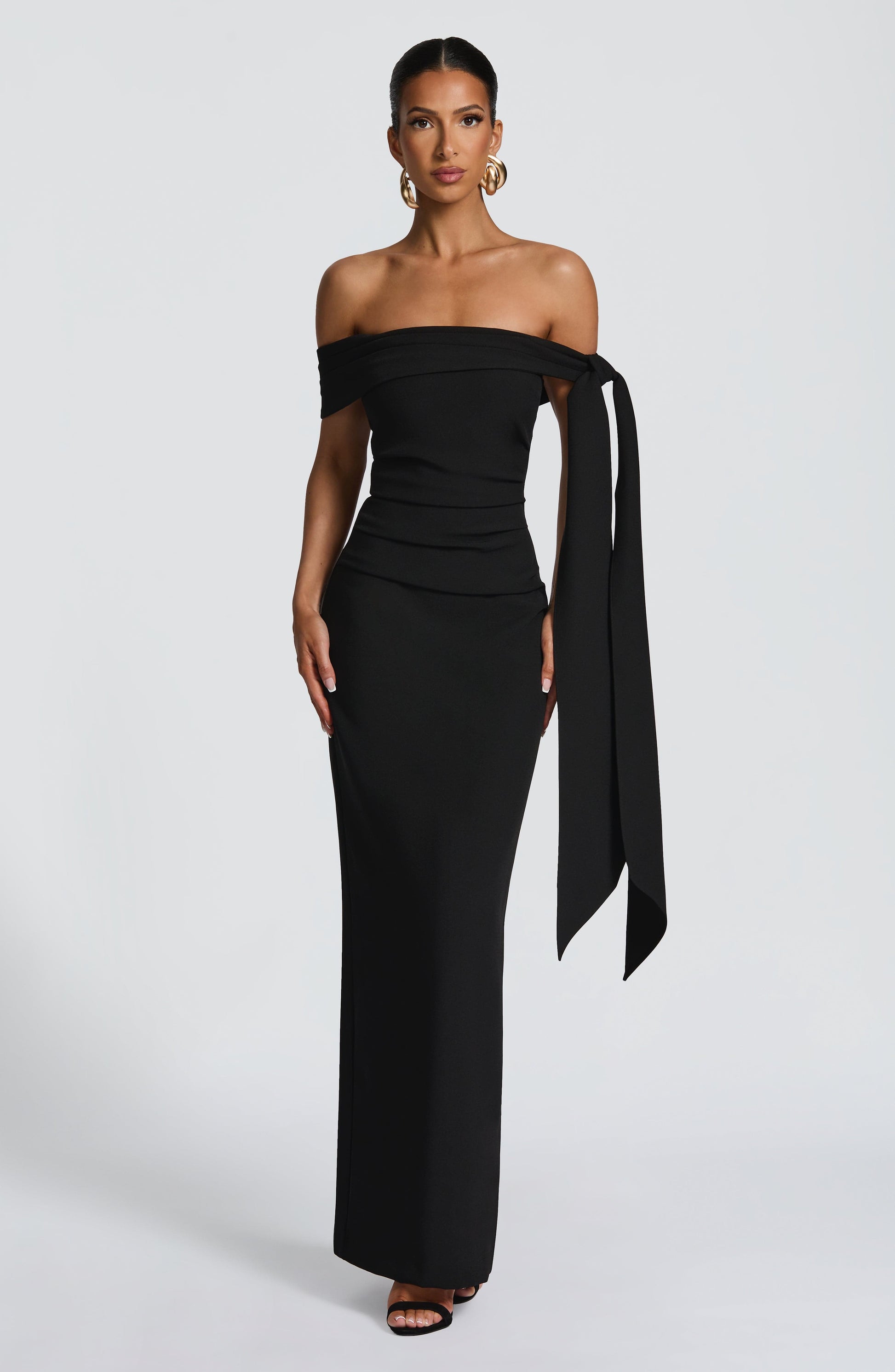 VESTIDO MAXI ADDIE - NEGRO