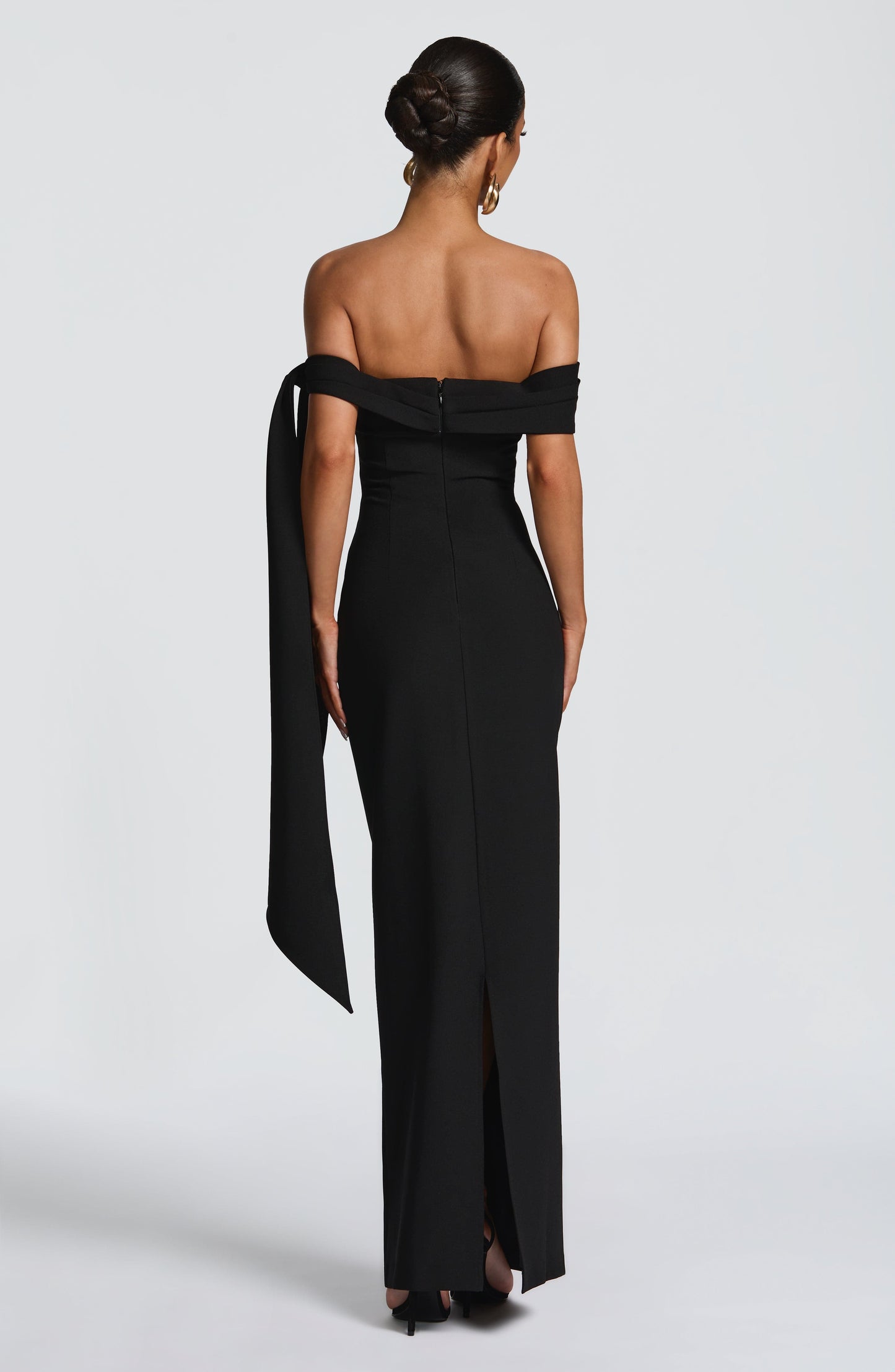 VESTIDO MAXI ADDIE - NEGRO
