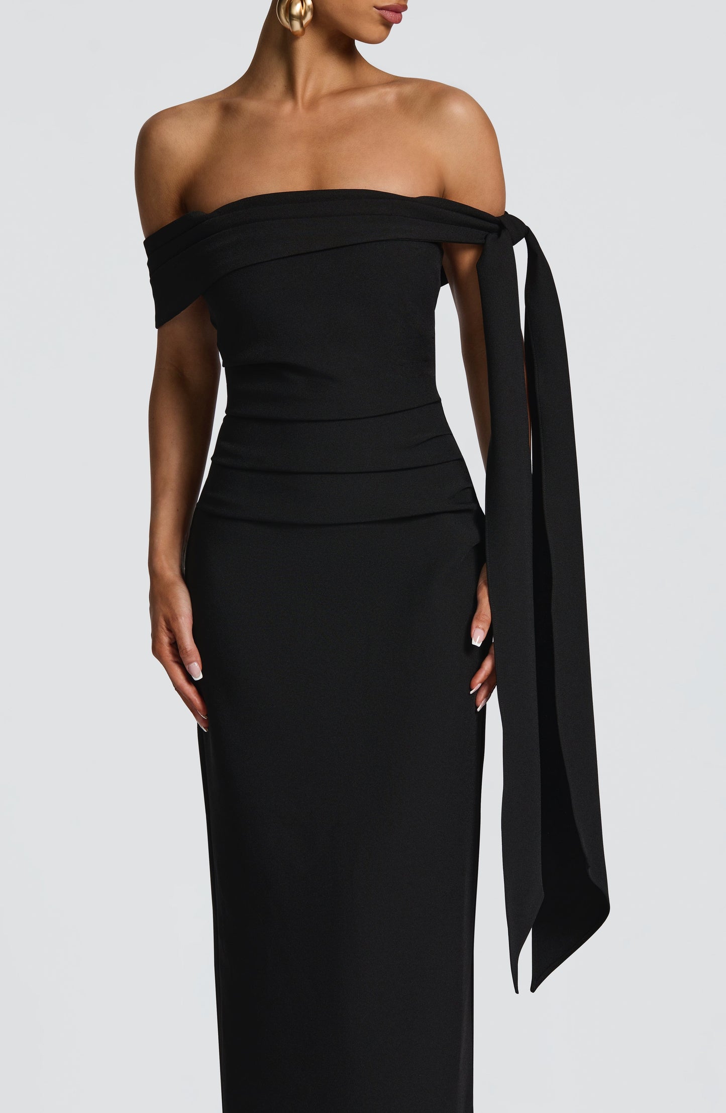 VESTIDO MAXI ADDIE - NEGRO