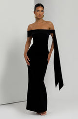 VESTIDO MAXI ADDIE - NEGRO