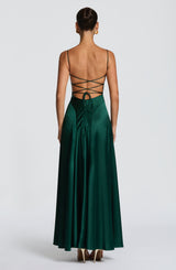 ADELINA MAXI DRESS - EMERALD