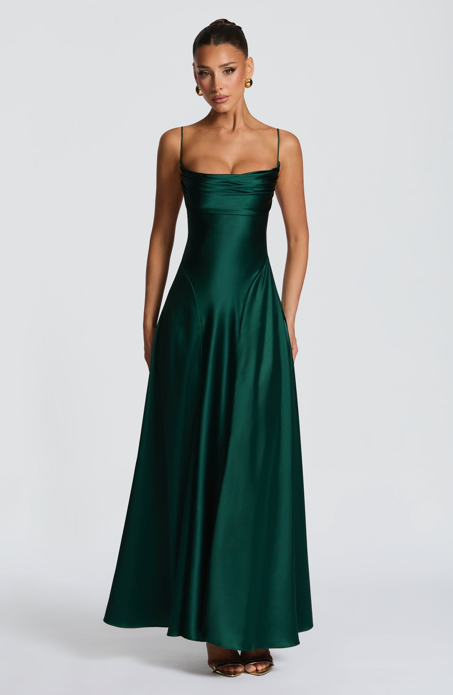 ADELINA MAXI DRESS - EMERALD