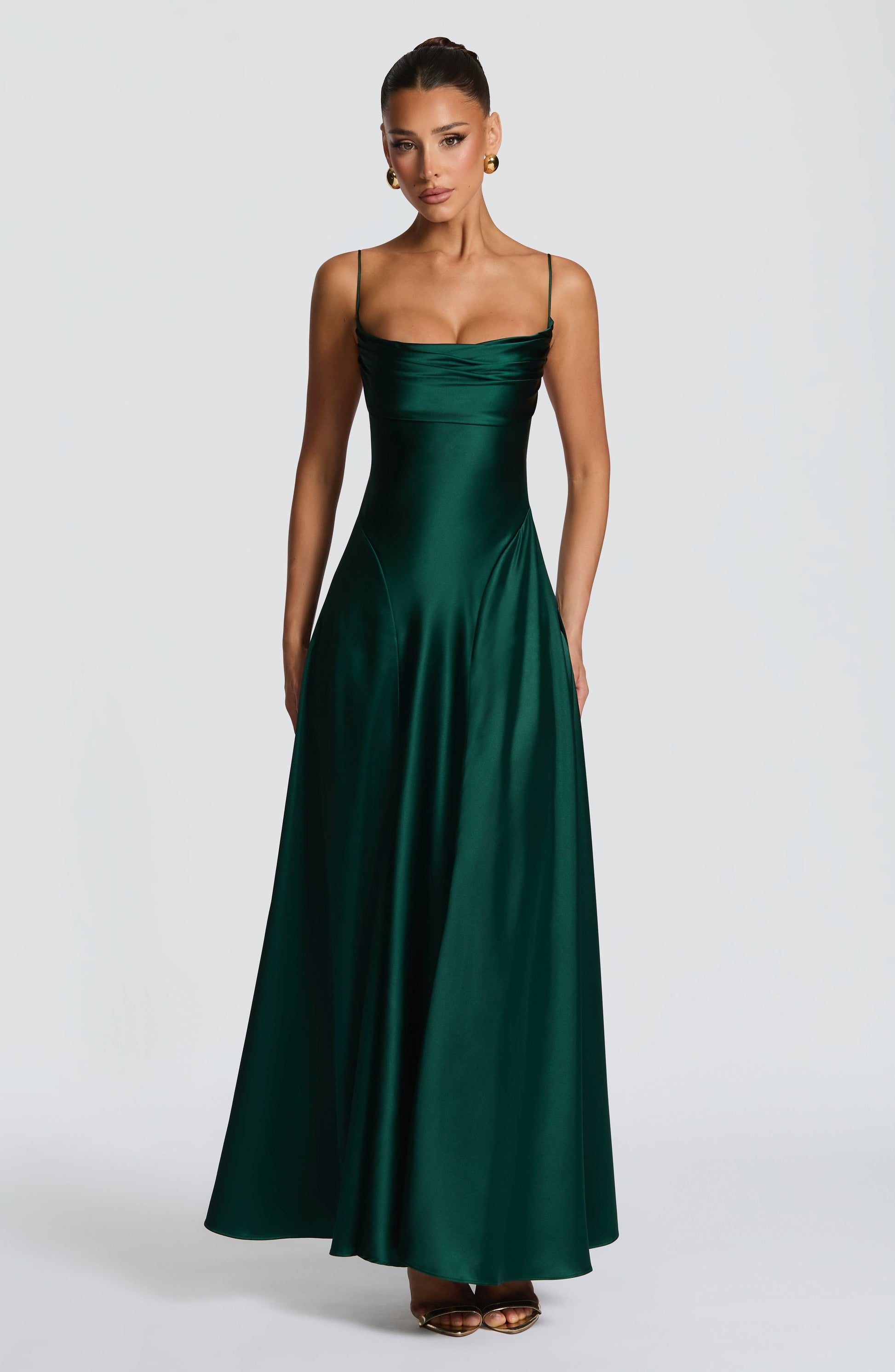 ADELINA MAXI DRESS - EMERALD