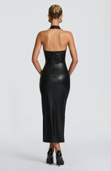 AINSLEY MIDI DRESS - BLACK